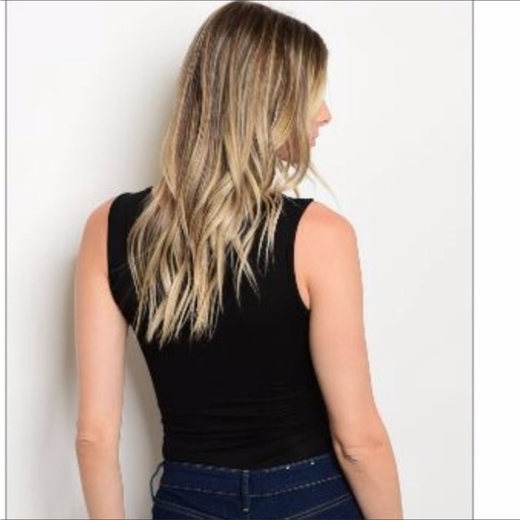 NWOT The Harper Lace Up Body Suit - Picture 2 of 3